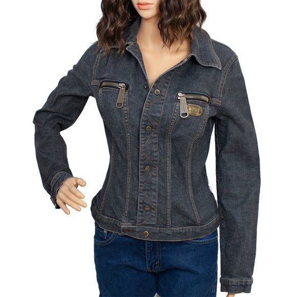 Vintage Dolce & Gabbana Blue Denim Jacket Distressed - Picture 3 of 8